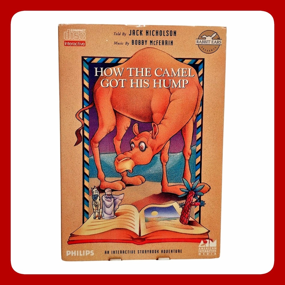 Philips CD-i‎ How The Camel Got His Hump Jack Nicholson Game 310690021-2 EUC VTG